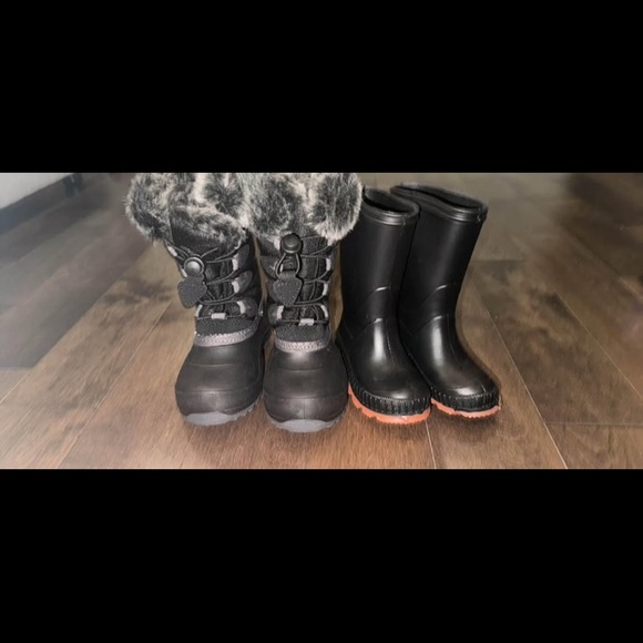 Kamik Other - Kids Winter Boots Set - Black and Gray